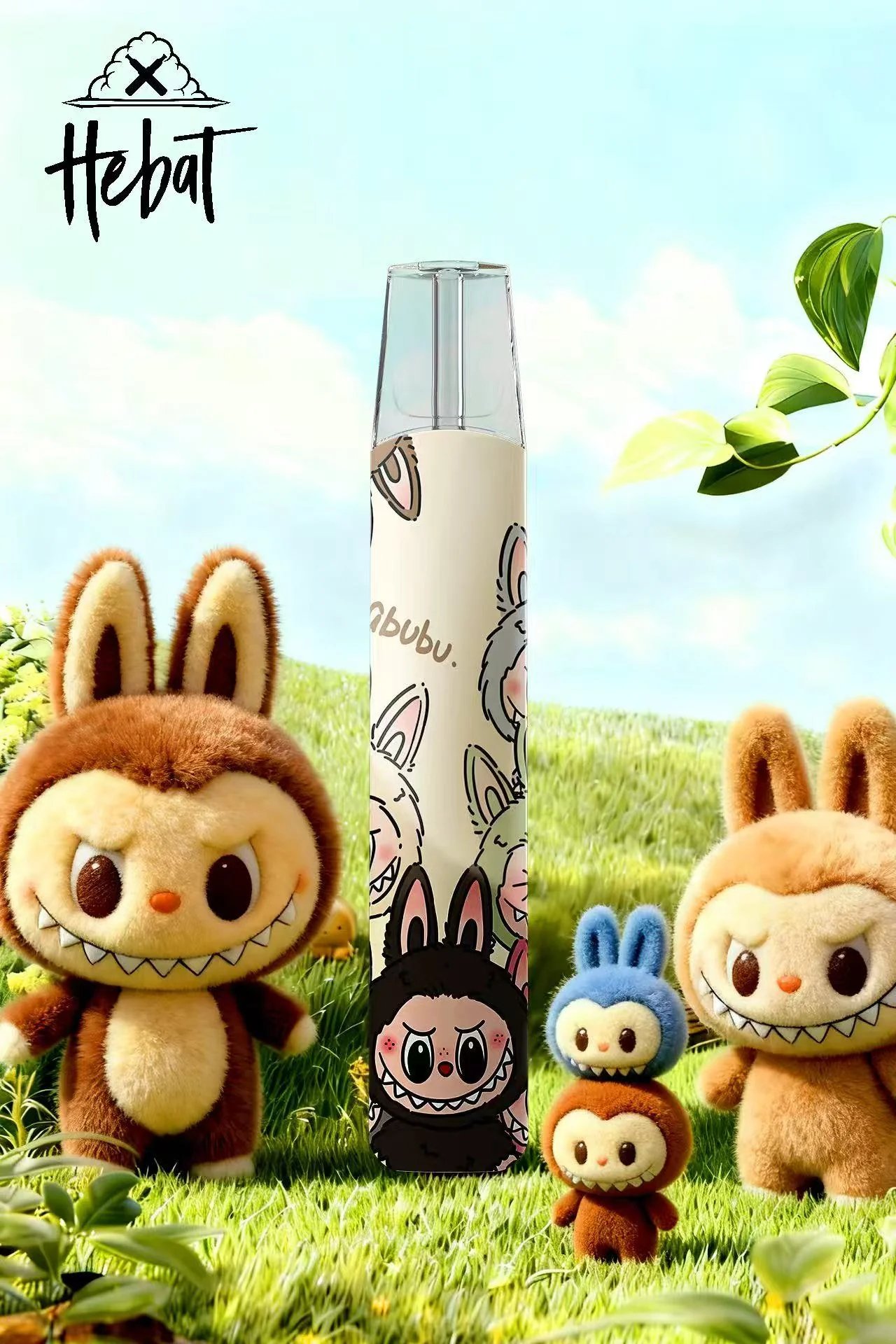 Hebat 喜貝 x Labubu 聯名系列 8.5W 強勁穩定輸出 航太級金屬質感 一代煙彈全面通配 潮流與性能完美結合 台灣現貨:圖片 5