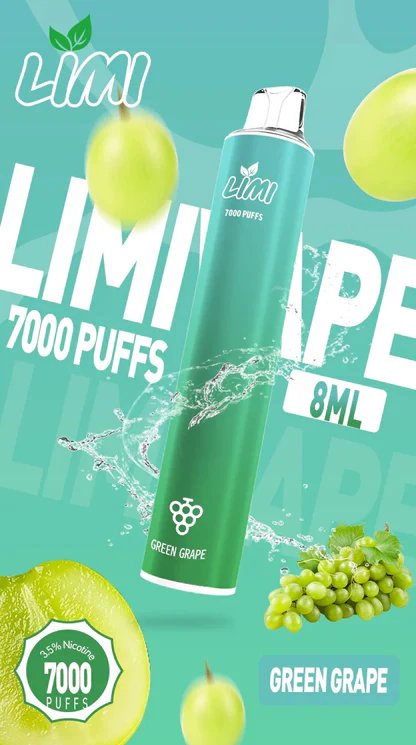 LIMI 7000 拋棄式 3.5% 強勁尼古丁鹽 震撼級擊喉體感解癮神速 650mAh 穩健能量核心 進化級霧化技術每一口純淨無雜質 台灣現貨:圖片 6