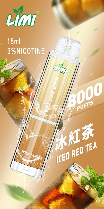 LIMI 8000 型發光款 15ml 驚人載油量 重塑續航天花板 絢麗發光燈條隨吸閃耀 Type-C 充電 極緻冰感水果口味 台灣現貨:圖片 5