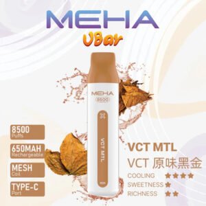 MEHA VBar 魅嗨小白條 8500 3% 醇熟尼古丁鹽 順滑入喉解癮更到位 小白條輕盈手感 綻放純粹果香 650mAh長效續航始終如一 台灣現貨