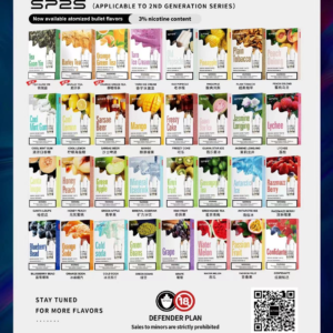 SP2S 思博瑞一代通用彈 精準陶瓷霧化芯、細膩還原鮮果原萃層次 3% 尼古丁鹽帶來滿分滿足感 適配各品牌一代主機 台灣現貨